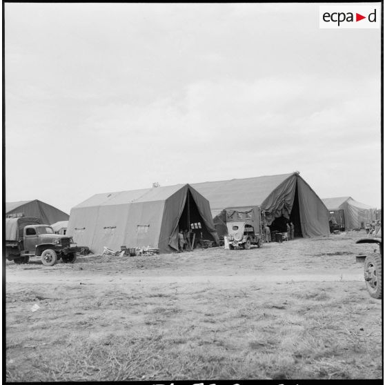 L'atelier auto du GM1 (groupe mixte n°1) sur la base aérienne d'Akrotiri.