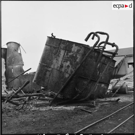 Destructions occasionnées au cours de la prise de Port-Fouad.