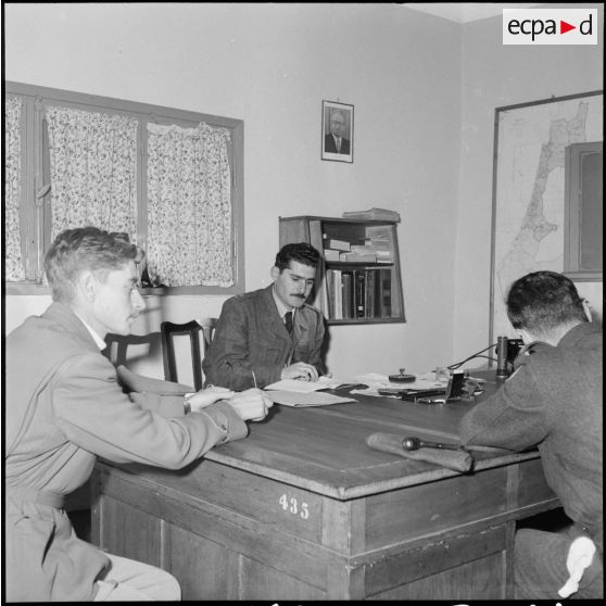 Camp d'officiers supérieurs égyptiens prisonniers en Israël.