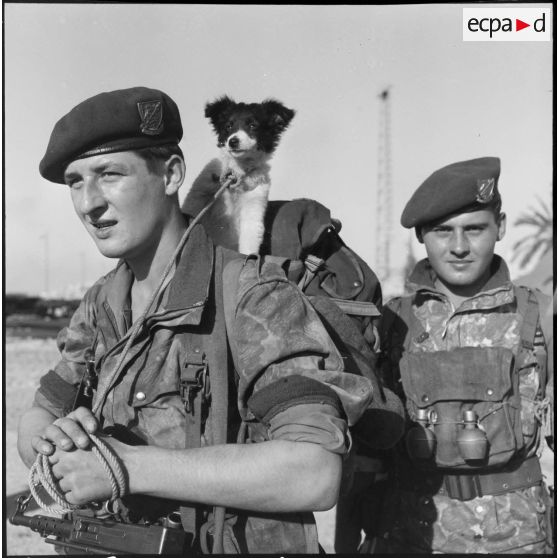 Le rembarquement de commandos Marine à Port-Fouad, au terme de l'expédition de Suez.