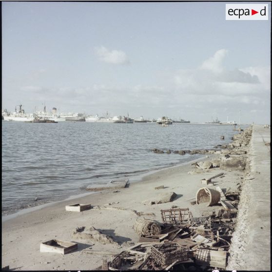 L'entrée du canal de Suez à Port-Saïd.