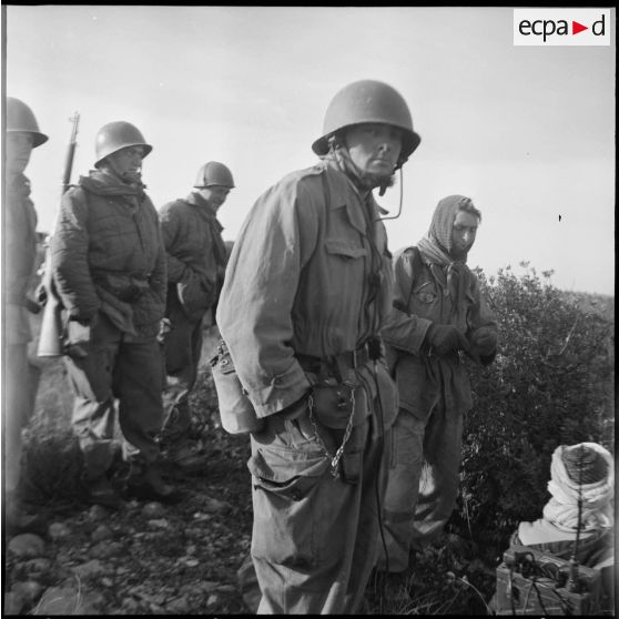 Un groupe de combat en Algérie.