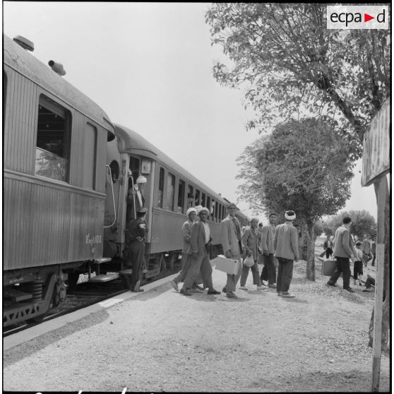 Arrivée en gare de Nouvion.