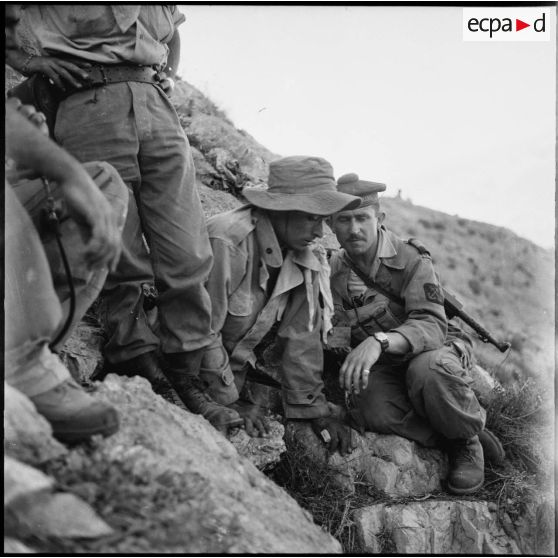 Djebel Nador. Opération de contrôle des fusiliers marins.