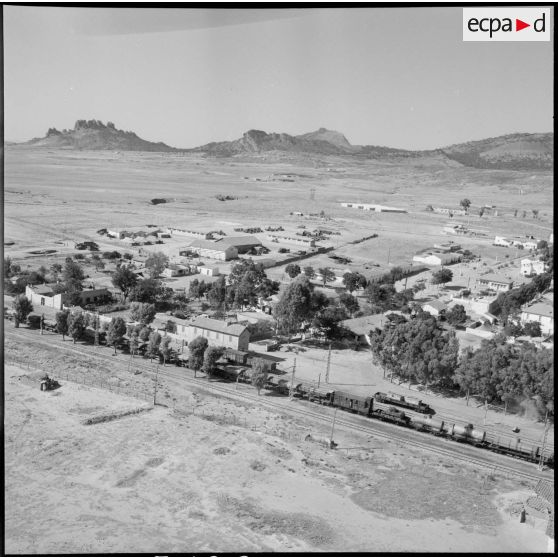 Vue aérienne de la localité de Morsott.