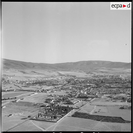 Vue aérienne de Tebessa.