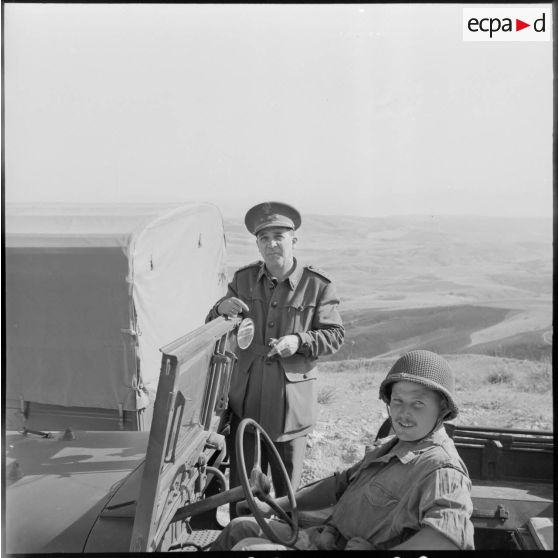 Medjadja. Portrait du colonel Lago attaché militaire d'Espagne.