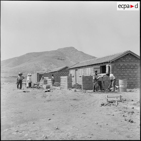 Construction de maisons à Sainte-Marguerite.