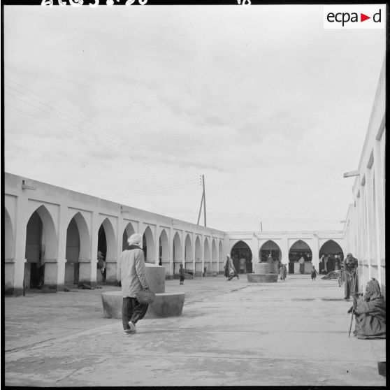 Le marché couvert de Kenadsa, construit par les Français.