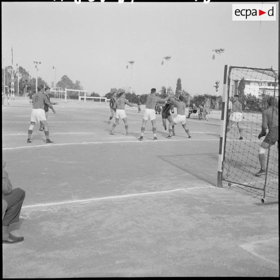 Match de handball.