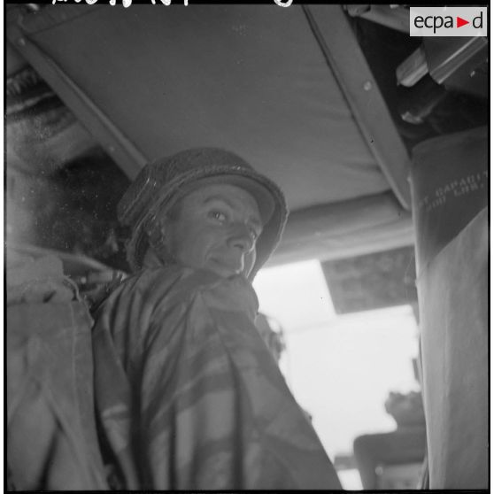 Portrait du lieutenant Becho du 9ème régiment de chasseurs parachutistes (RCP).