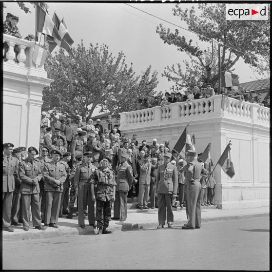 Défilé du 2ème régiment de parachustistes coloniaux (RPC).