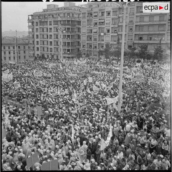 Manifestation au forum d'Alger.