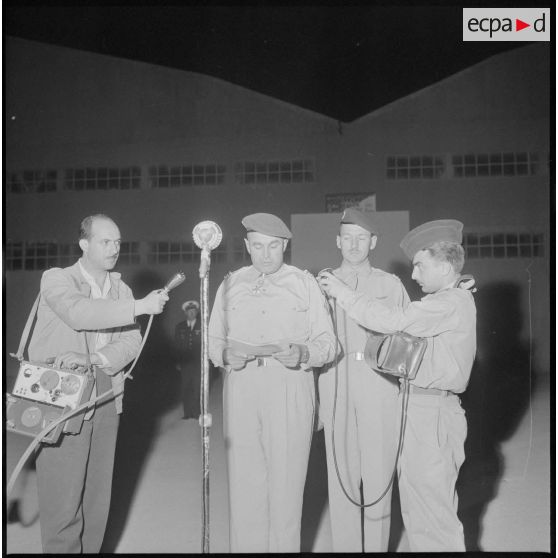 Discours sur la base aérienne d'AÏn-Arnat.