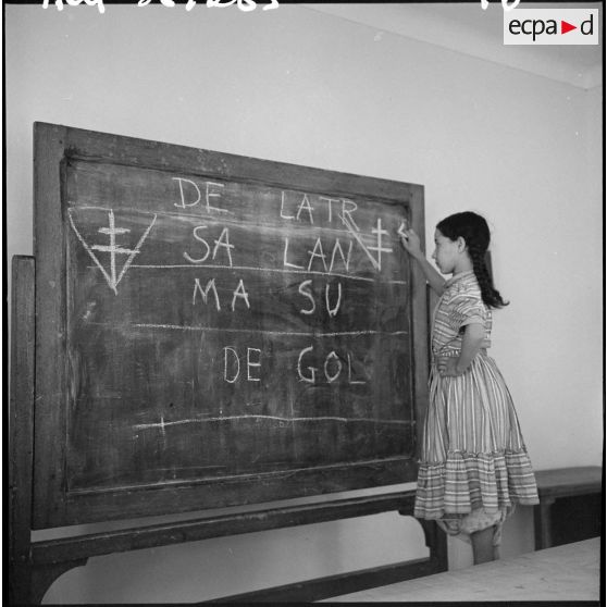 Palestro. Cours à la Fondation "Maréchal de Lattre".