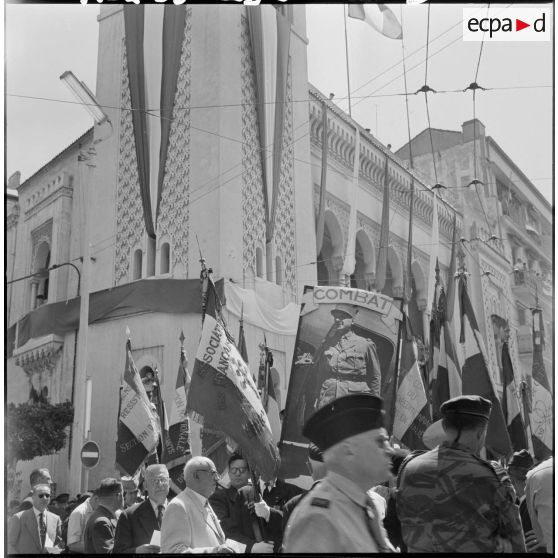 Alger. Visite du général de Gaulle.