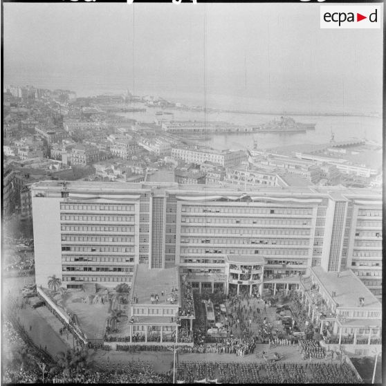 Alger. Vue aérienne.