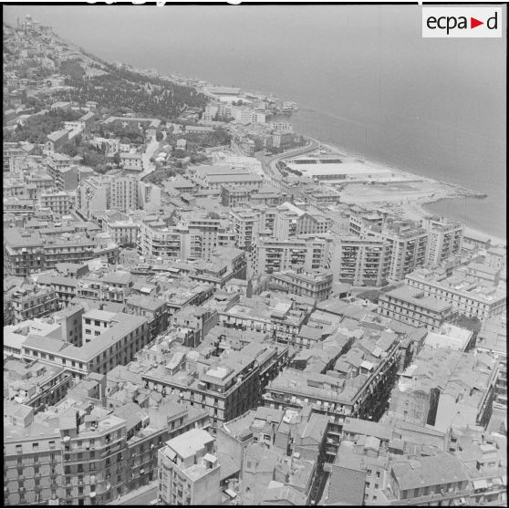 Alger. Vue aérienne.