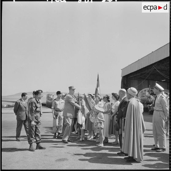 Bône. Arrivée du général de Gaulle.