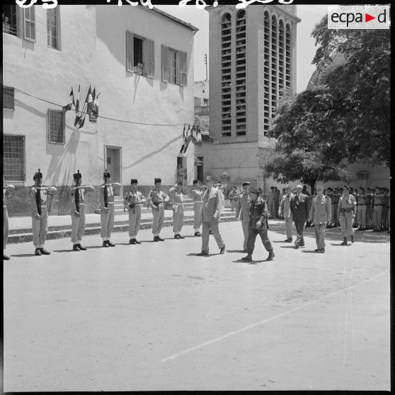 Constantine. Visite du général de Gaulle.