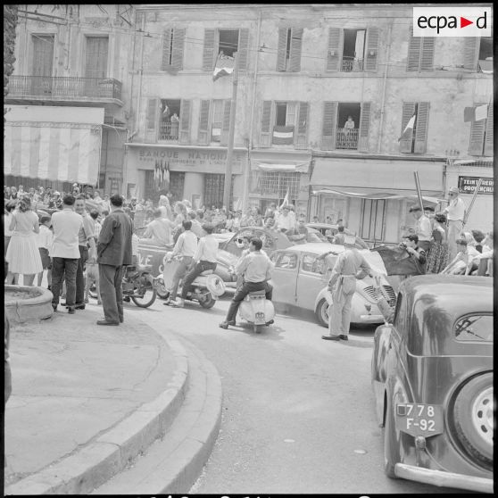 Visite du général de Gaulle à Oran.