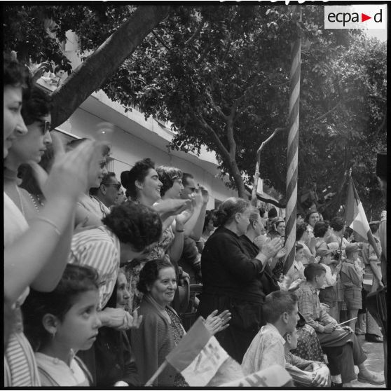 Oran. Visite du général de Gaulle.