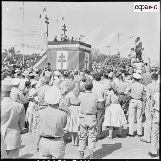 Discours du général de Gaulle à Oran.