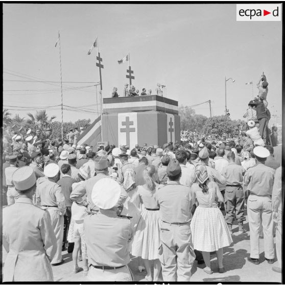 Discours du général de Gaulle à Oran.