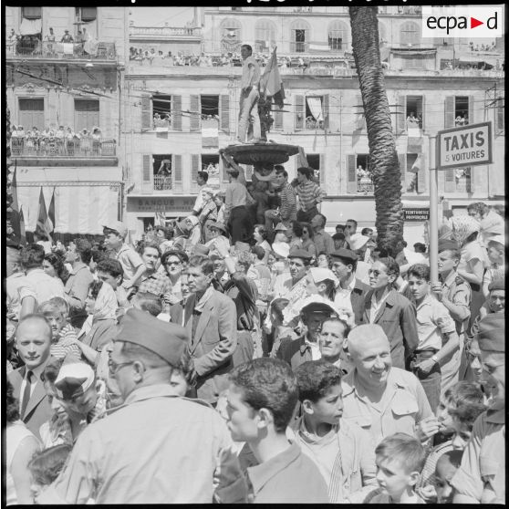 Oran. Visite du général de Gaulle.