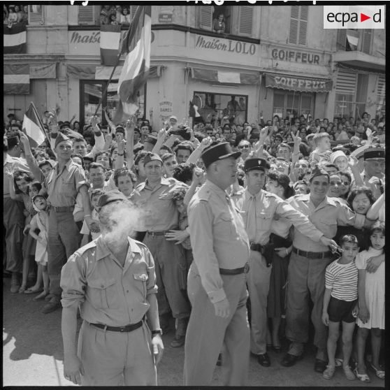 Visite du général de Gaulle à Oran.