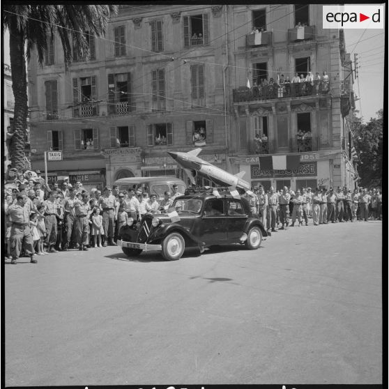 Oran. Visite du général de Gaulle.