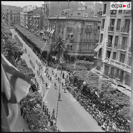 Visite du général de Gaulle à Oran.