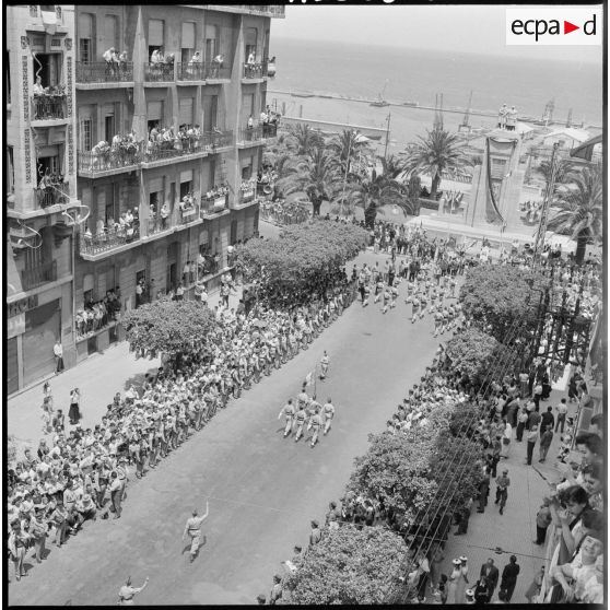 Visites du général de Gaulle à Oran.