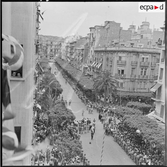 Visites du général de Gaulle à Oran.