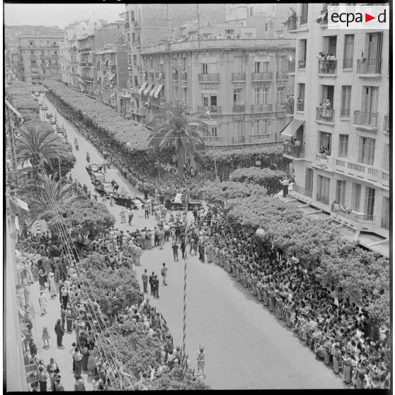 Visite du général de Gaulle à Oran.