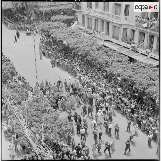 Visite du général de Gaulle à Oran.