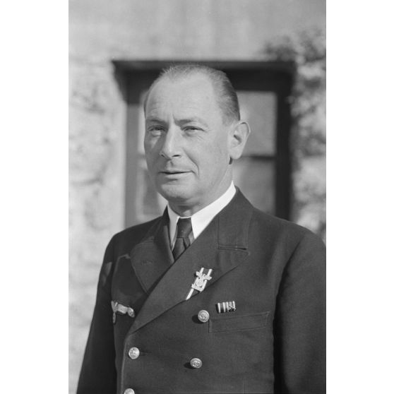 Portrait d'un officier de la 7.Unterseebootsflottille basée à Saint-Nazaire.