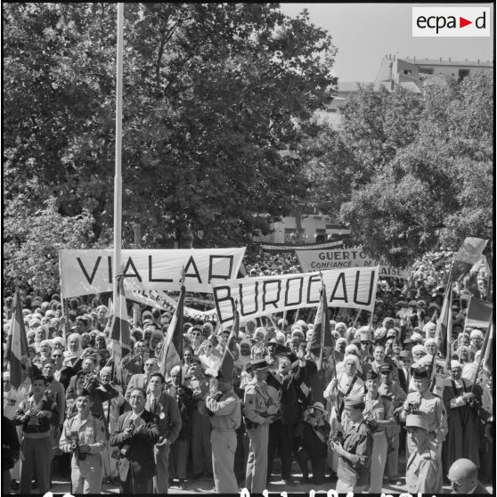 Visite du général de Gaulle dans l'Oranais.