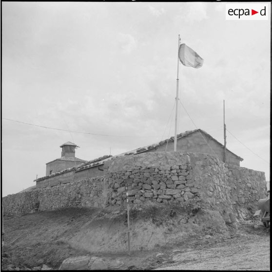 Le poste du 12e bataillon d'infanterie (BI).