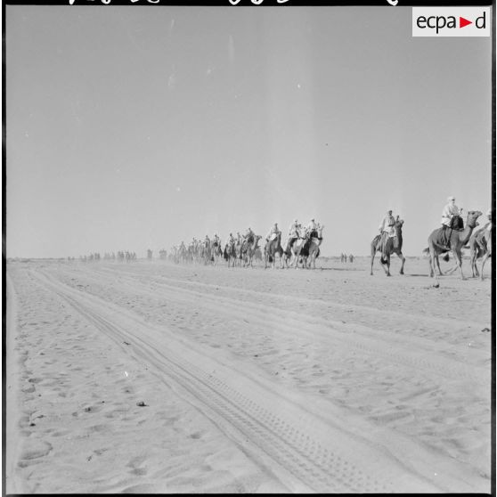 Hassi Saka. Cérémonie militaire.