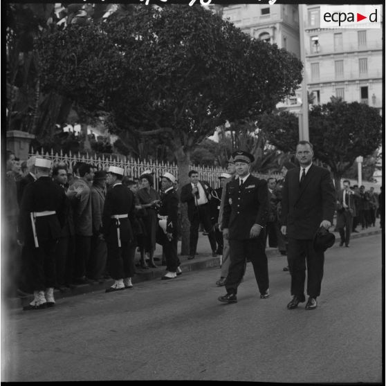 Alger. Arrivée de Paul Delouvrier.