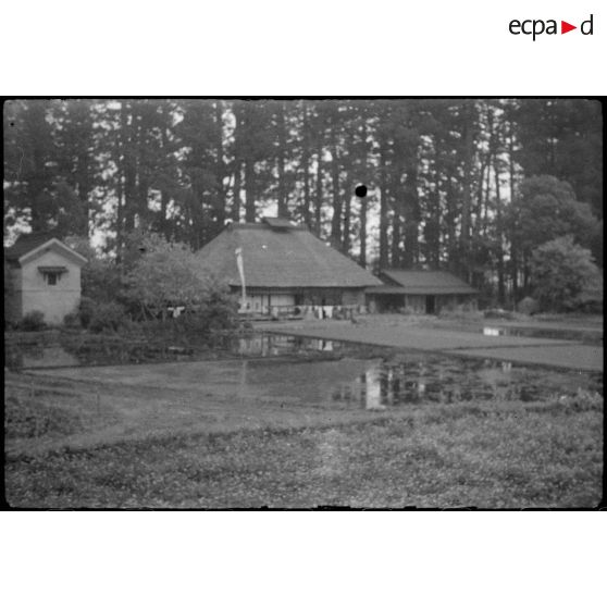 [Japon, juin 1946. Fermes japonaises près de Nikko.]