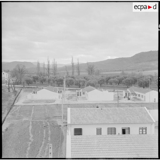 Lamoricière. Vue générale des bâtiments de la section administrative spécialisée (SAS).