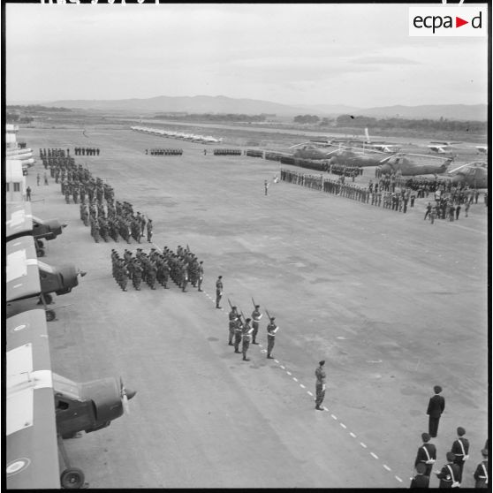 La Reghaïa. Base aérienne 146. Vue génerale de la cérémonie.