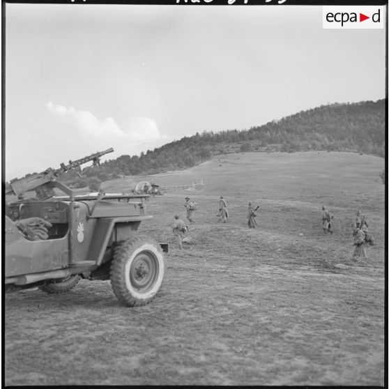 Opération Saïda n°1. Des soldats en opération.