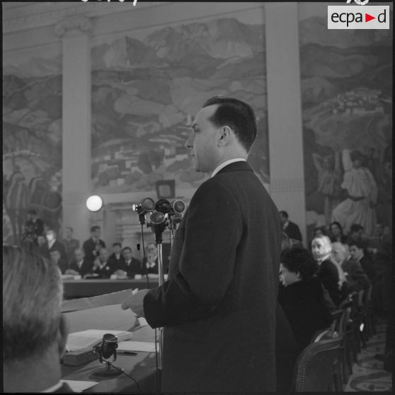 Alger. Palais Carnot. Discours de Michel Debré.