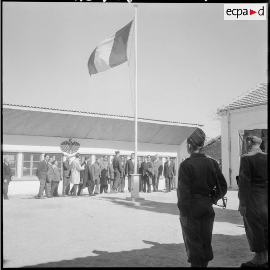 Présentation du poste d'Ouled Ali aux députés allemands.