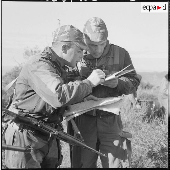 Opération dans la région ouest de Ouizer. Portrait de soldats.