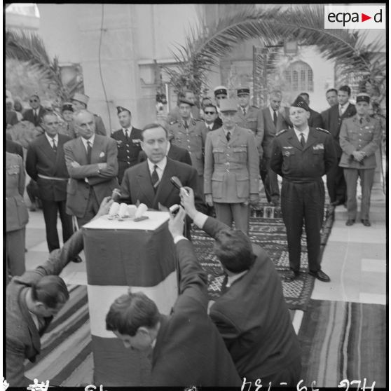 Biskra. Discours de Michel Debré.