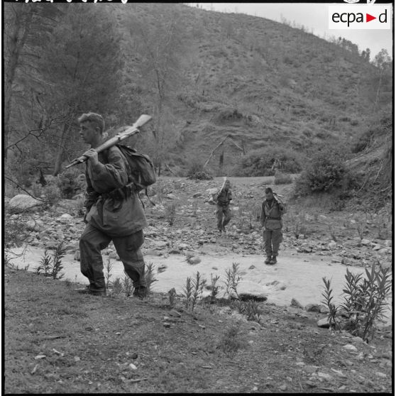 Opération Lilas. Miliana. Progression des commandos de chasse.